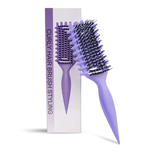 Lockige Haarbürste Definierende, belüftete Lockendefinierungsbürste für müheloses Entwirren, Formen und Stylen von Locken für Damen und Herren auf allen nassen oder trockenen Haartypen, reduziert Lockige Haarbürste Definierende, belüftete Lockendefinierungsbürste für müheloses Entwirren, Formen und Stylen von Locken für Damen und Herren auf allen nassen oder trockenen Haartypen, reduziert von GTWRMXT