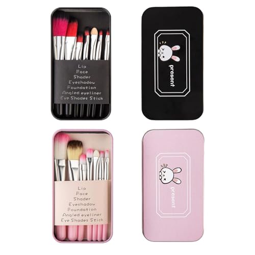 14-Teiliges Make-Up-Pinsel-Set, Kinder-Make-Up-Pinsel-Set, Mädchen-Make-Up-Pinsel-Set, Tragbares Make-Up-Pinsel-Set, Reise-Make-Up-Pinsel-Set von GTYHH