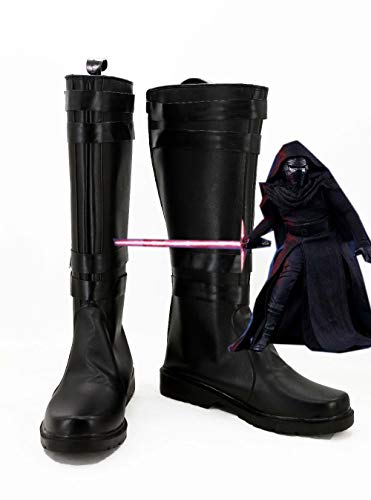 Cosplay Perücke Star Wars 7 Cosplay Shoes The Force Awakens Kylo Ren Boots Moive Jedi Men Euro Size Halloween Costumes 38 von GUANBBD