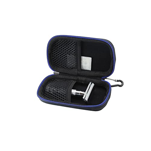 GUBEE Hart Reise Tasche Case für MERKUR DOVO Sicherheits-Rasierer 34C 37C 38C Hd,Tasche Etui Organisation für Rockwell Razors 6S von GUBEE