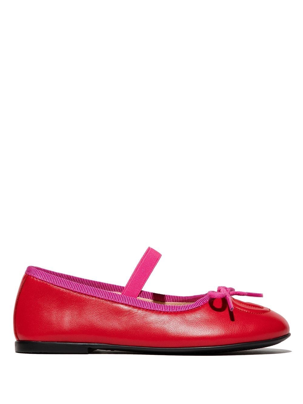 Gucci Kids Ballerinas mit Logo-Stickerei - Rot von Gucci Kids