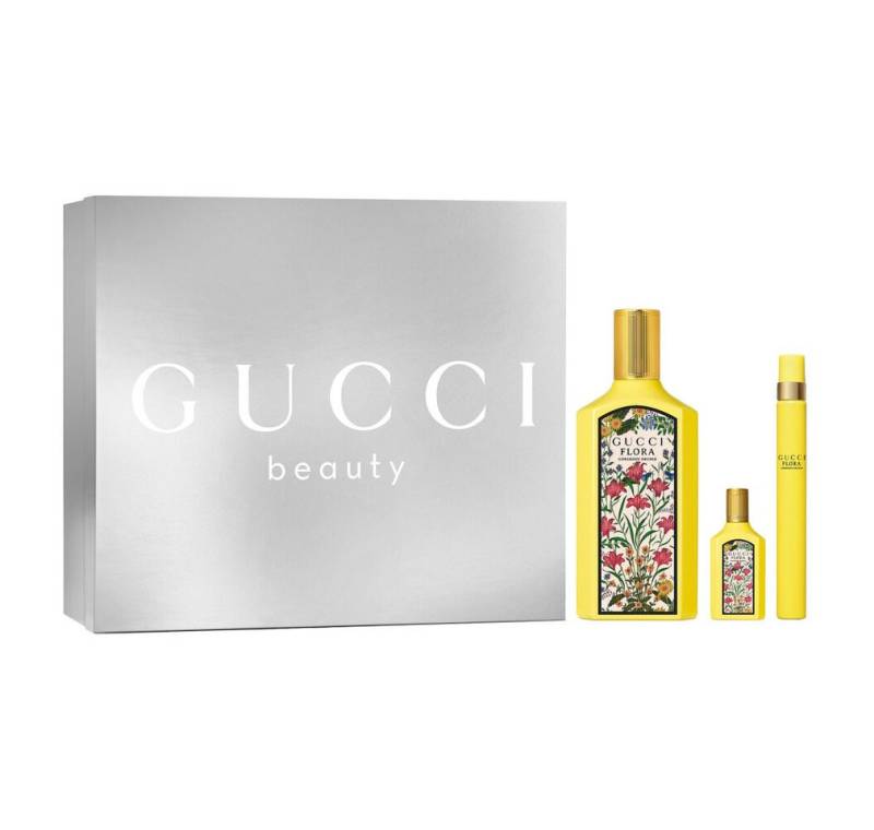 GUCCI Duft-Set Flora Gorgeous Orchid Eau de Perfume 100ml Set 3 Pieces von GUCCI