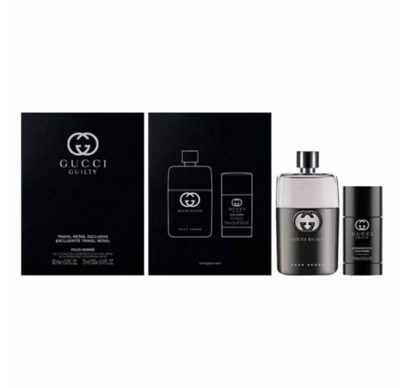 GUCCI Eau de Toilette Guilty Homme Eau De Toilette Spray 90ml Set 2 Pieces von GUCCI