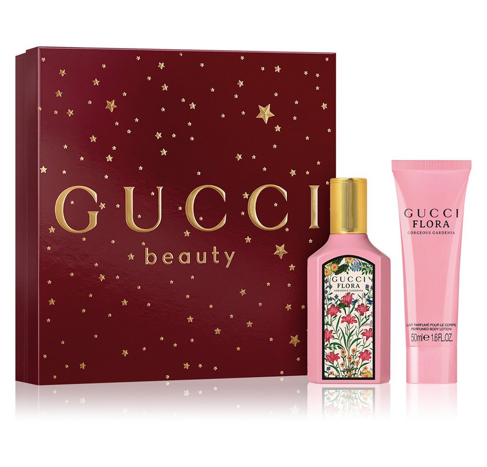 GUCCI Pflege-Geschenkset Gucci Flora Gorgeous Gardenia Geschenkset für Damen, 2-tlg., Duftset mit eleganten Verpackungselementen von GUCCI