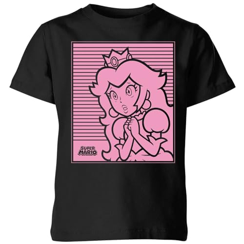 Super Princess Peach Retro Line Art Logo T-Shirt Size S-3XL Super Princess Peach Retro Line Art Logo T-Shirt Size S-3XL von GUDAO