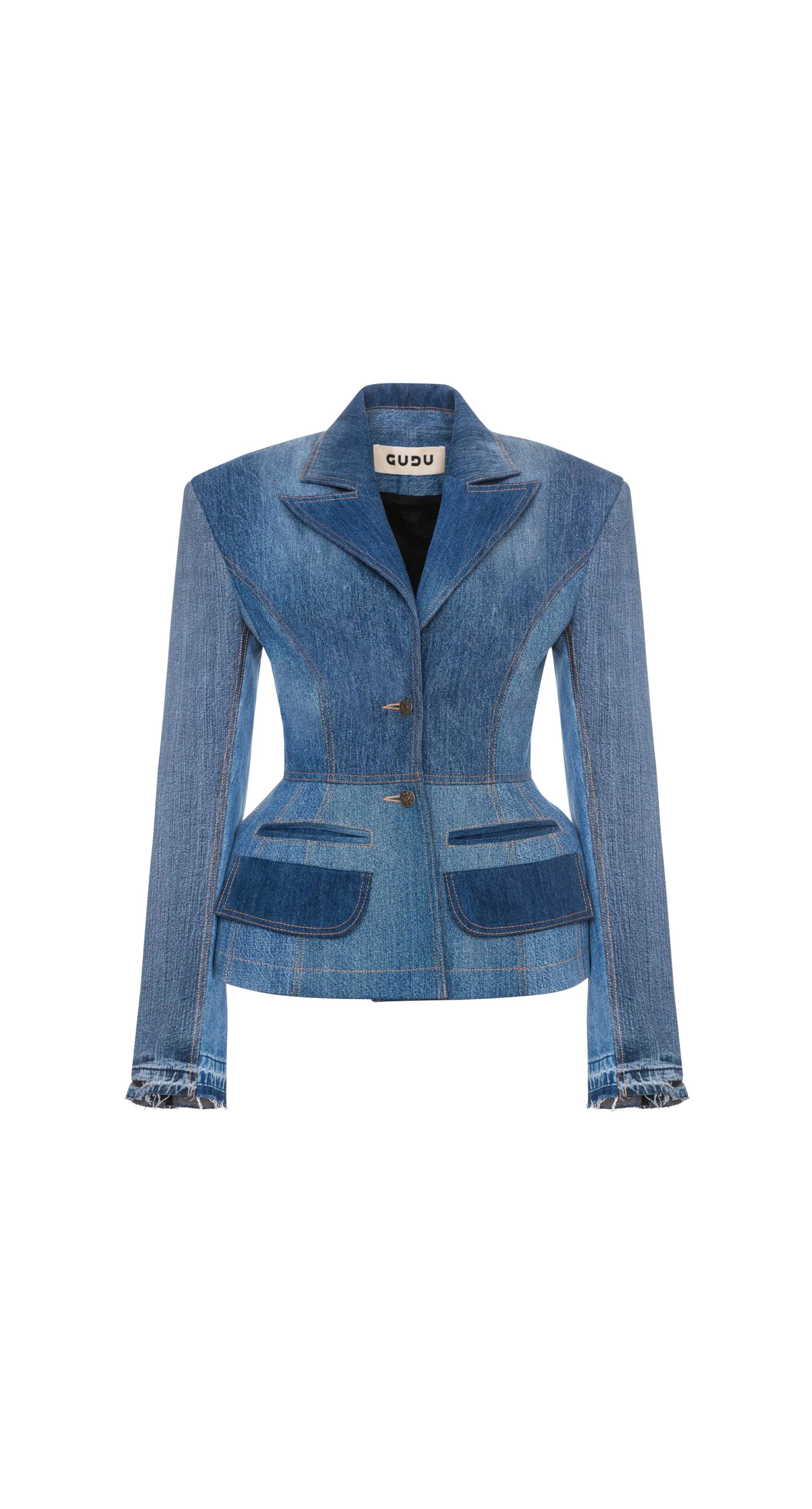 JACKET #16DC - Blue - XXS - GUDU - Denim jackets JACKET #16DC - Blue - XXS - GUDU - Denim jackets von GUDU