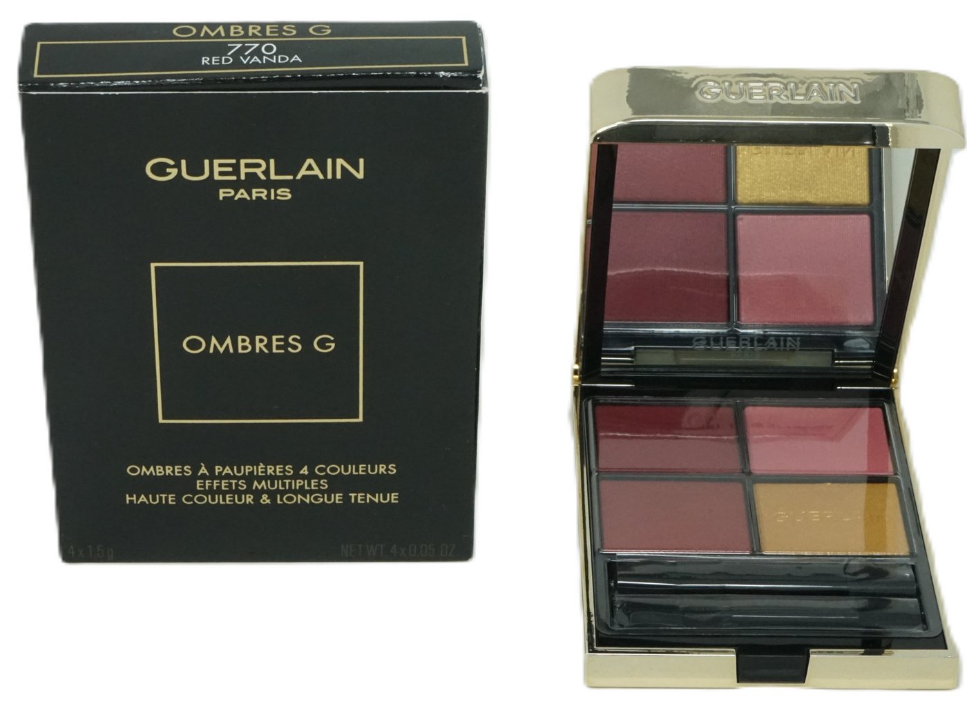 GUERLAIN Lidschatten Guerlain Paris Ombres G Eyeshadow quad 6 g 770 Red Vanda von GUERLAIN