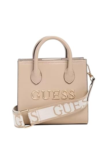 GUESS Factory Irvington Mini Tote für Damen, Latte, Umhängetasche von GUESS