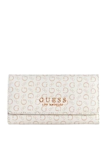 GUESS Factory Saffron Slim Clutch Wallet, Weiss/opulenter Garten, Geldbörse GUESS Factory Saffron Slim Clutch Wallet, Weiss/opulenter Garten, Geldbörse von GUESS Factory