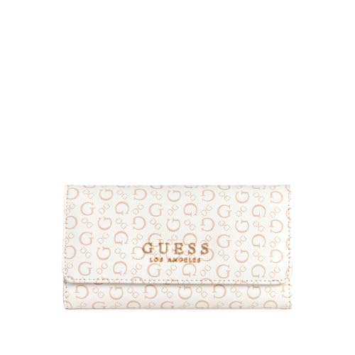 GUESS Factory Saffron Slim Clutch Wallet, Weiss/opulenter Garten, Geldbörse von GUESS Factory
