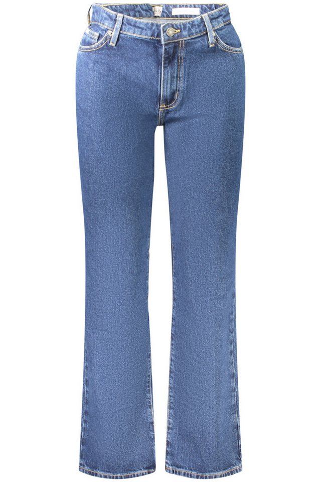 GUESS JEANS 5-Pocket-Jeans Damen Jeans Blau: Gerader Schnitt & Mittlere Taille mit 5 Taschen von GUESS JEANS