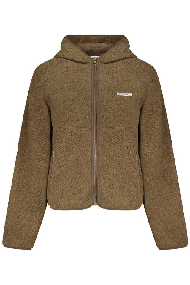 GUESS JEANS Sweatshirt Damen-Sweatshirt mit Reißverschluss - Braun von GUESS JEANS