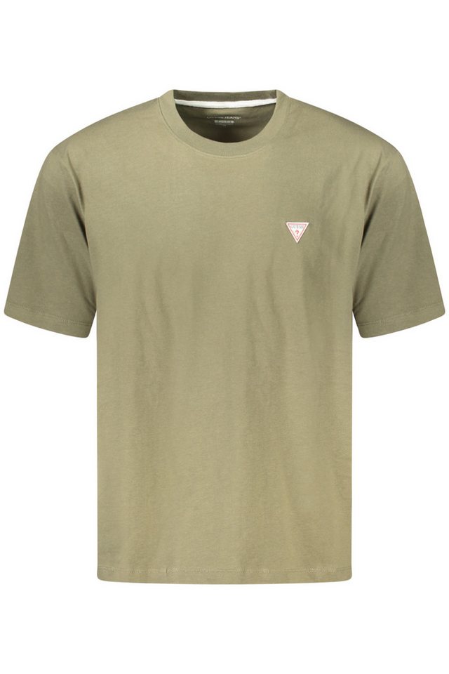 GUESS JEANS T-Shirt Herren Oversized T-Shirt Grün aus Bio-Baumwolle GUESS JEANS T-Shirt Herren Oversized T-Shirt Grün aus Bio-Baumwolle von GUESS JEANS