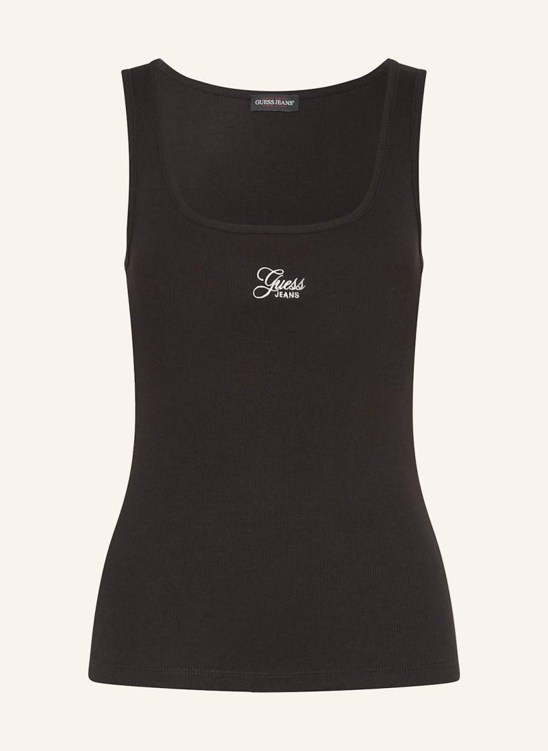 Guess Jeans Top schwarz von GUESS JEANS