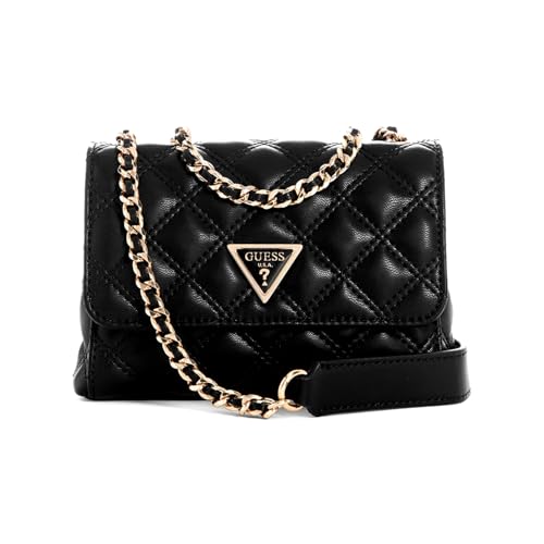 Borsa GIULLY Mini 2 Comp CNVRTBL FLP EN Colore Nero, Nero von GUESS