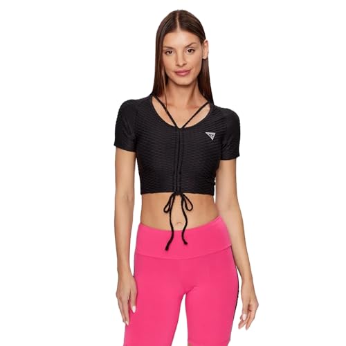 Damen T-Shirt GUESS DELMA ACTIVE CROP TOP M von GUESS