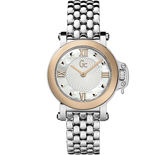 GC Damen. Analog-Digital Automatic Uhr mit Armband S0346935 von GUESS