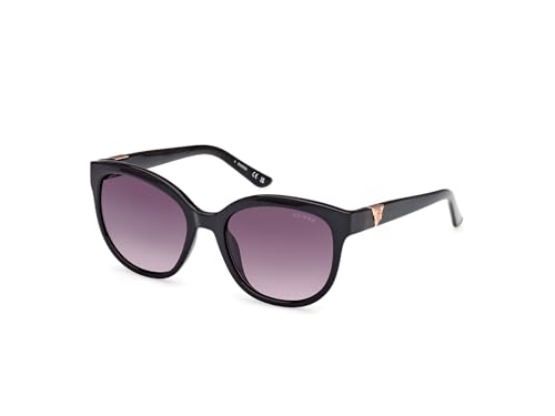 GUESS Unisex GU7877 Sonnenbrille, Shiny Black, 56 von GUESS