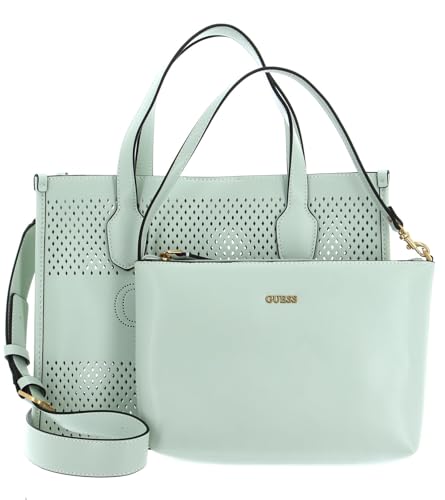 GUESS Damen Handtasche Katey Perf Mint von GUESS