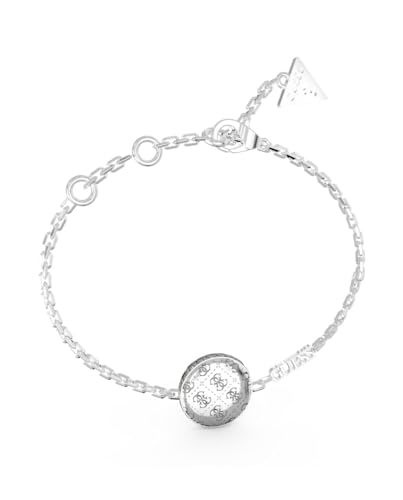 GUESS 4G Rising Side Crystals Coin Bracelet S Rhodium von GUESS