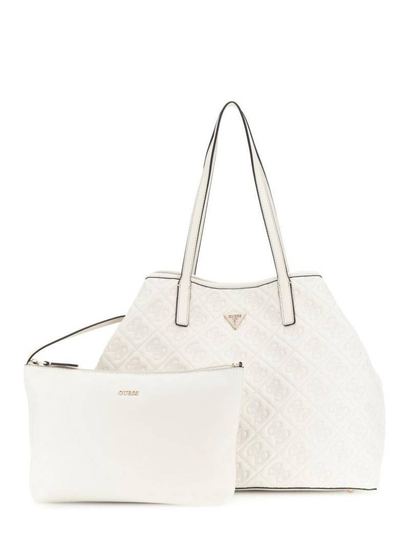 GUESS - Cityshopper Adelasia Large 2 In 1 Tote Off White Weiß von GUESS