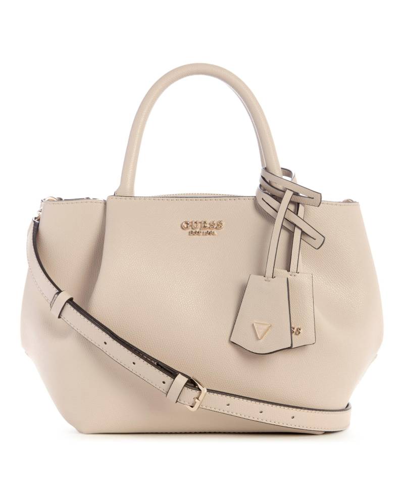 GUESS - AMORETTE GIRLFRIEND SATCHEL lta / light taupe von GUESS