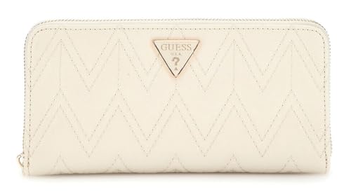 GUESS Adelard SLG Large Zip Around Wallet Stone von GUESS