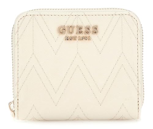 GUESS Adelard SLG Small Zip Around Wallet Stone von GUESS