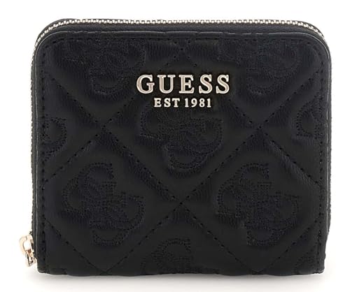 GUESS Adelasia SLG Small Zip Around Wallet Black von GUESS