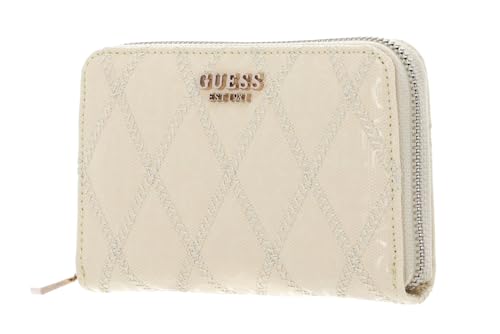 GUESS Adi SLG Zip Around Wallet M Pale Yellow von GUESS