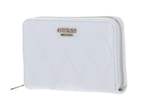 GUESS Adi SLG Zip Around Wallet M White von GUESS