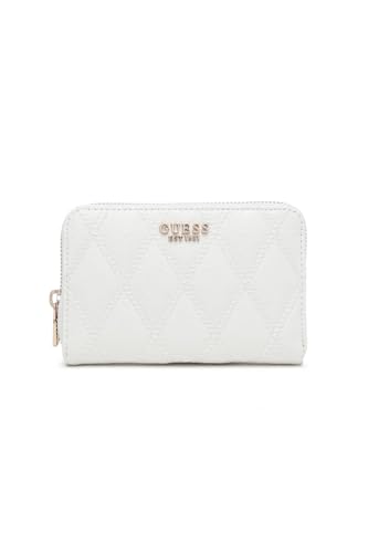 GUESS Adi SLG Zip Around Wallet M White von GUESS