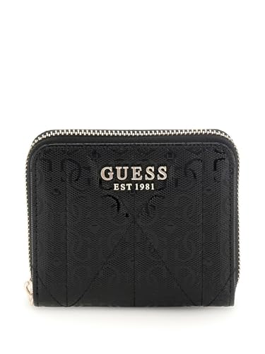 GUESS Aldina SLG Small Zip Around Wallet Black von GUESS