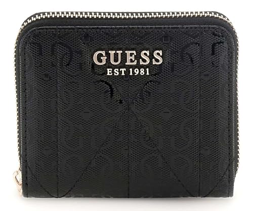 GUESS Aldina SLG Small Zip Around Wallet Black von GUESS