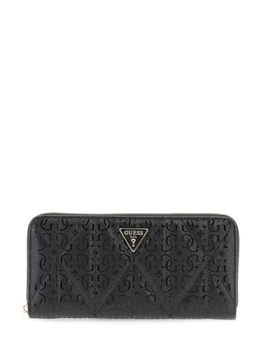 GUESS Aldina SLG Zip Around Wallet L Black von GUESS