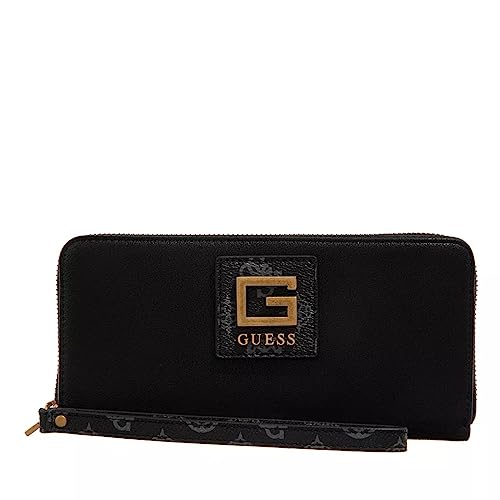 GUESS Alva SLG Zip Around Wallet L Black Multi von GUESS