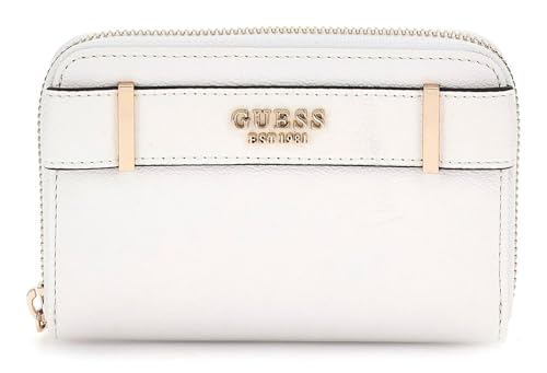 GUESS Anadela SLG Medium Zip Around Wallet White von GUESS