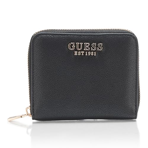 GUESS Anadela Small Zip Around Wallet, Black von GUESS