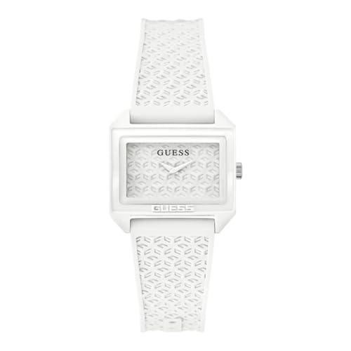 GUESS Damen Analog-Digital Uhr mit Silikon Armband GW0677L1 von GUESS