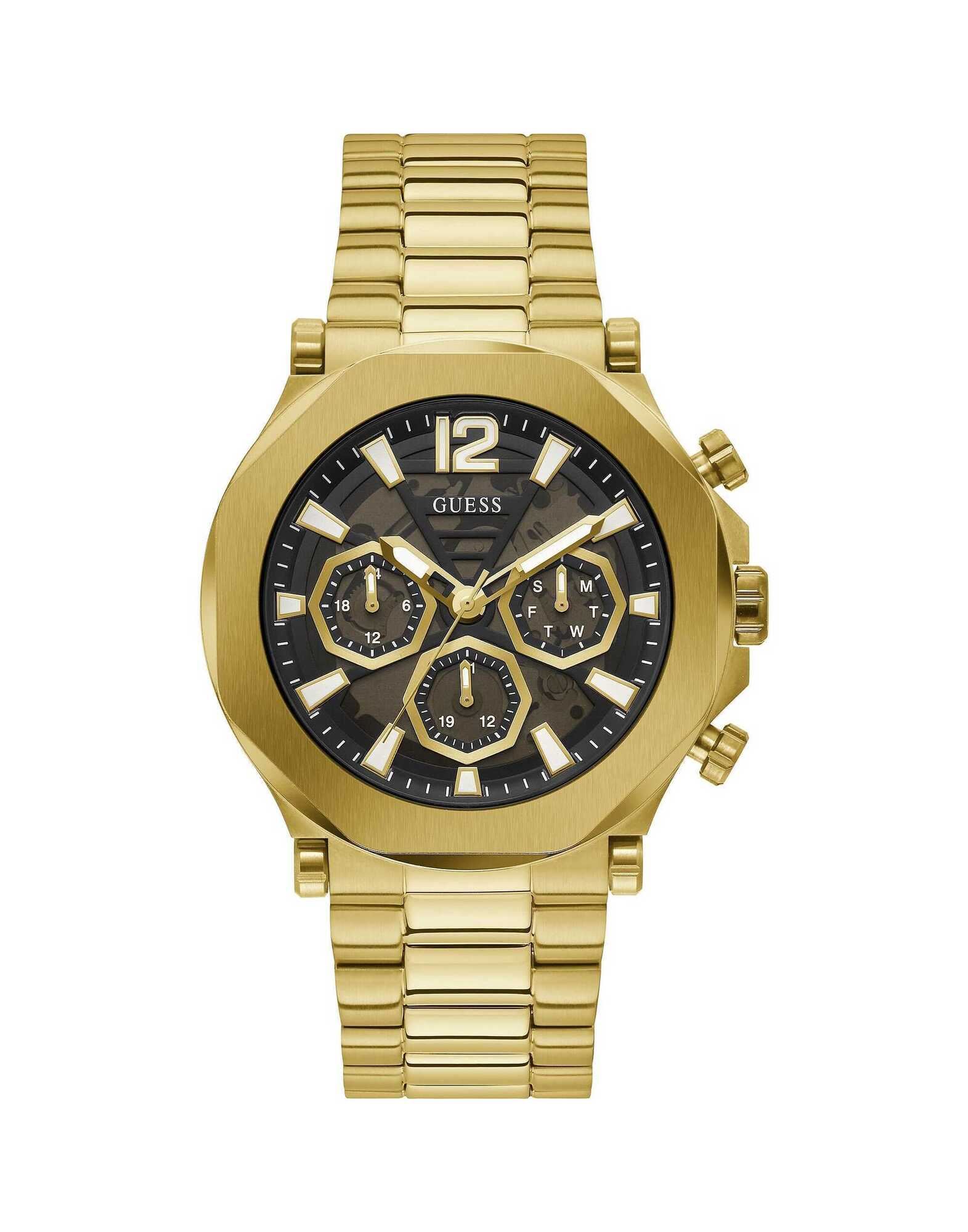 GUESS Armbanduhr Herren Gold von GUESS