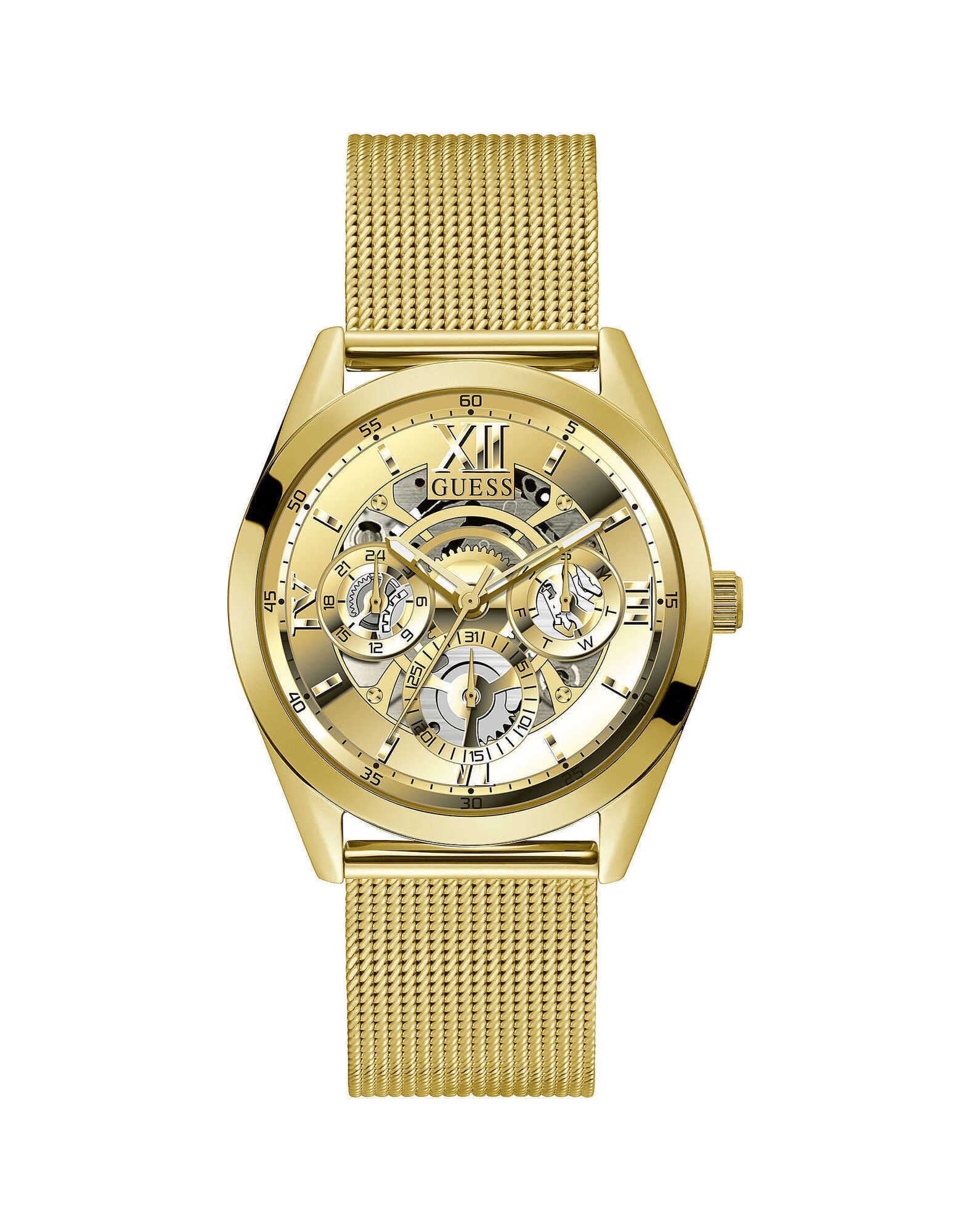 GUESS Armbanduhr Herren Gold von GUESS