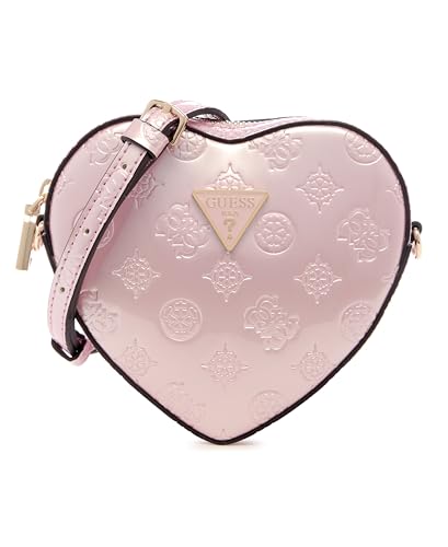 GUESS Arnela Mini Heart Bag, Orchid Logo von GUESS