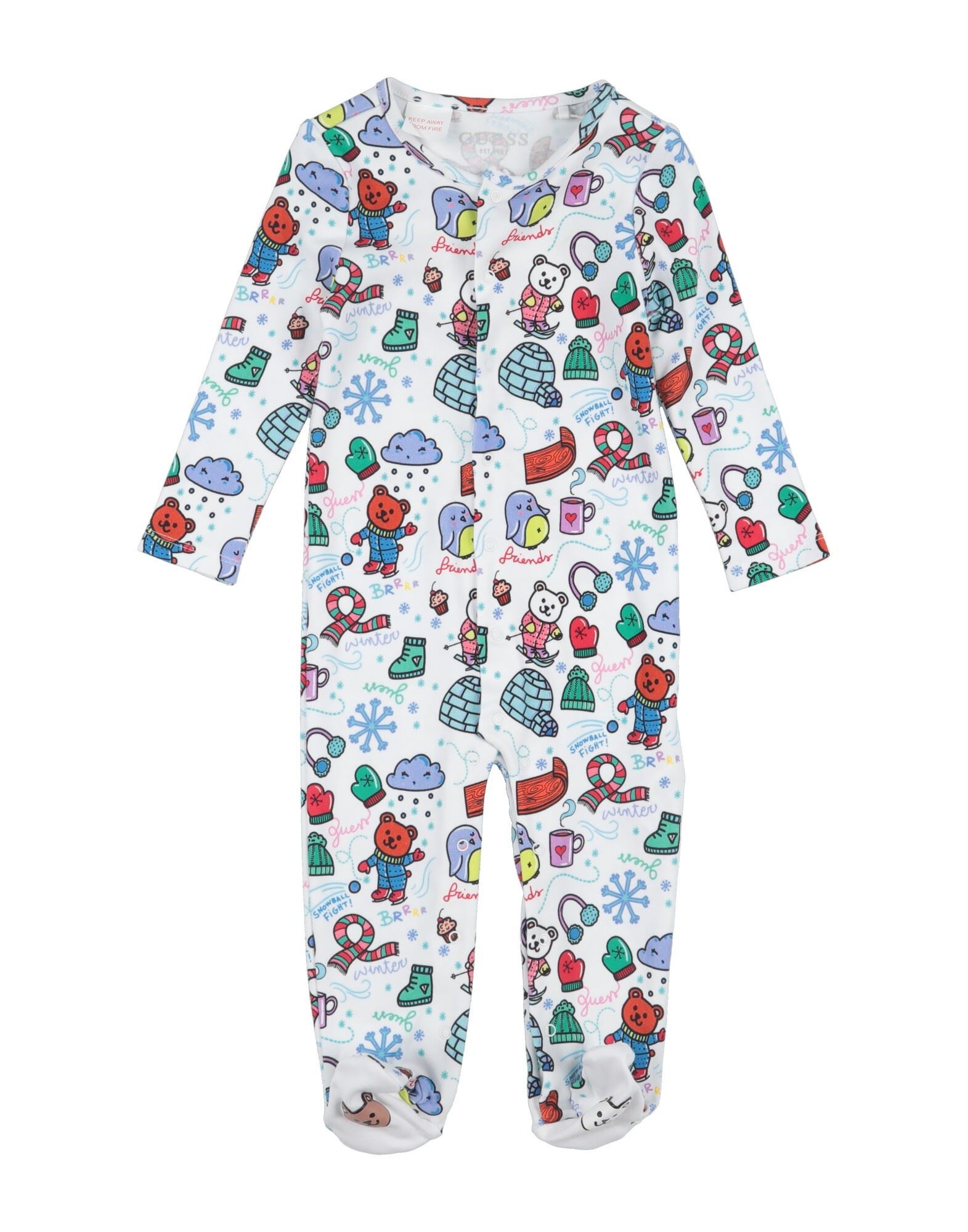 GUESS Babystrampler & -latzhosen Kinder Weiß von GUESS