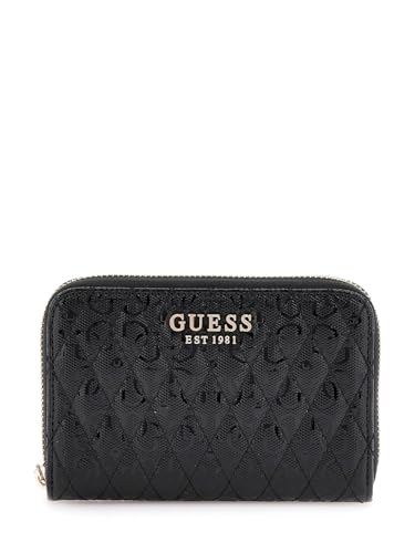 GUESS Betula SLG Medium Zip Around Wallet Black von GUESS