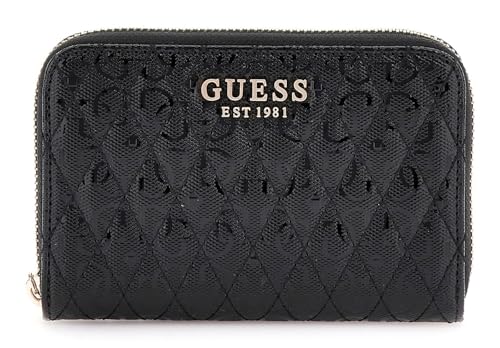 GUESS Betula SLG Medium Zip Around Wallet Black von GUESS