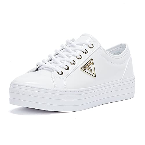 GUESS Bhania Womens White Trainers-UK 5 / EU 38 von GUESS