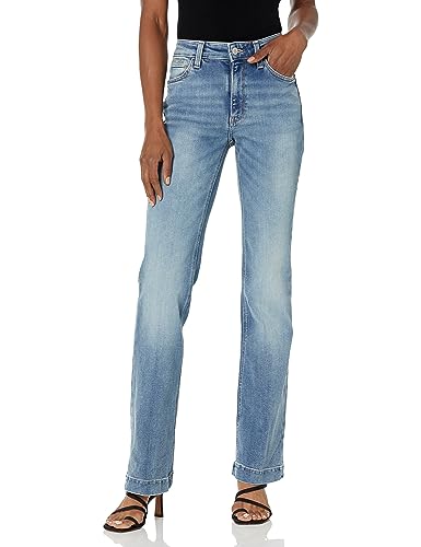 GUESS Bootcut Jeans Vita Media Con Zip E Bottone Donna W3RA58D4W91-CCYL, Die Blauen, W25 von GUESS