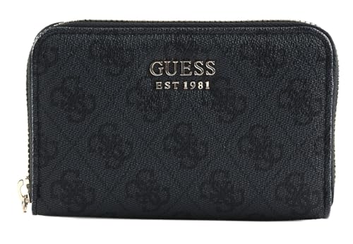 GUESS Brenton SLG Medium Zip Around Wallet M Coal Logo von GUESS