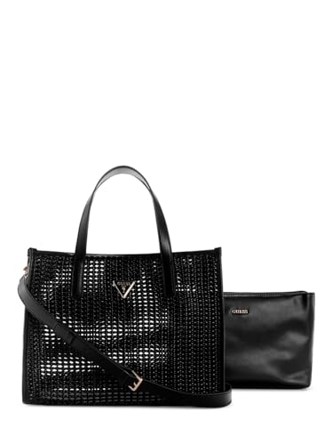 GUESS Damen Brigitta 2 In 1 Tote Handtasche, Schwarz von GUESS