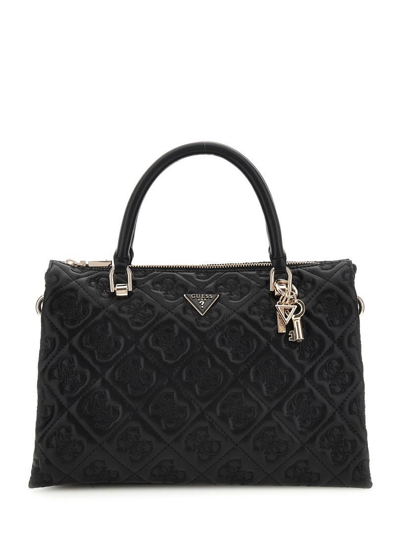 GUESS - Businesstasche Adelasia Multi Comp Satchel Black Schwarz von GUESS